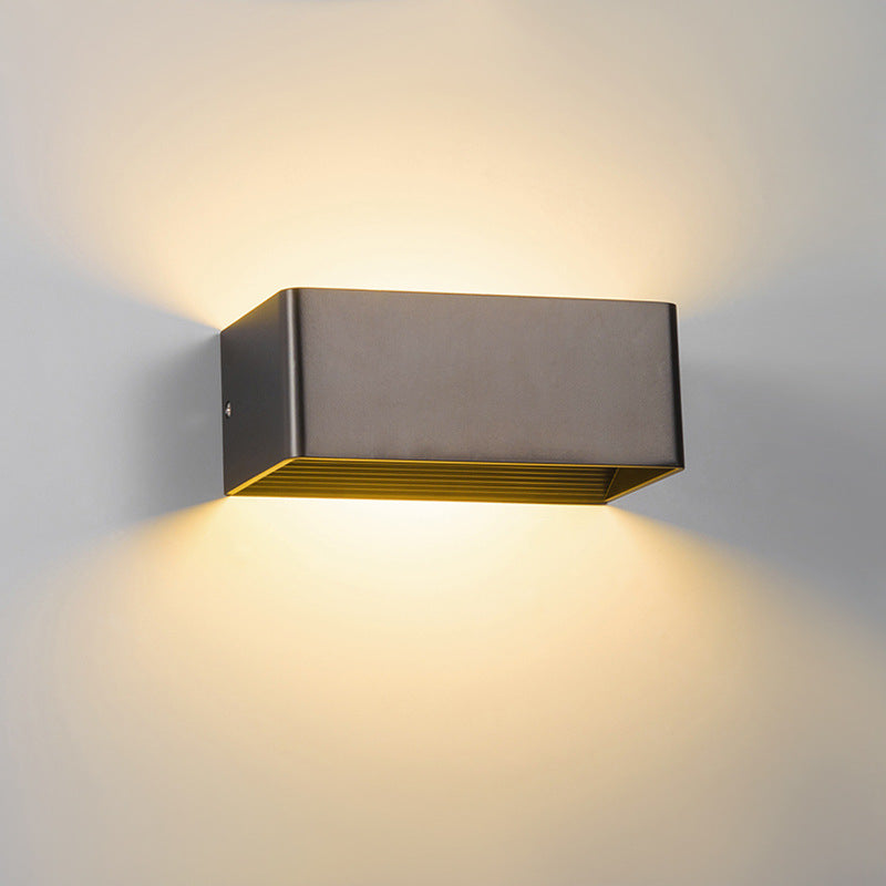 Modern Cube Up & Down LED Wall Light – view 10 | BROKLEN