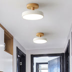 Scandinavian Wood & Metal LED Ceiling Light – view 15 | BROKLEN