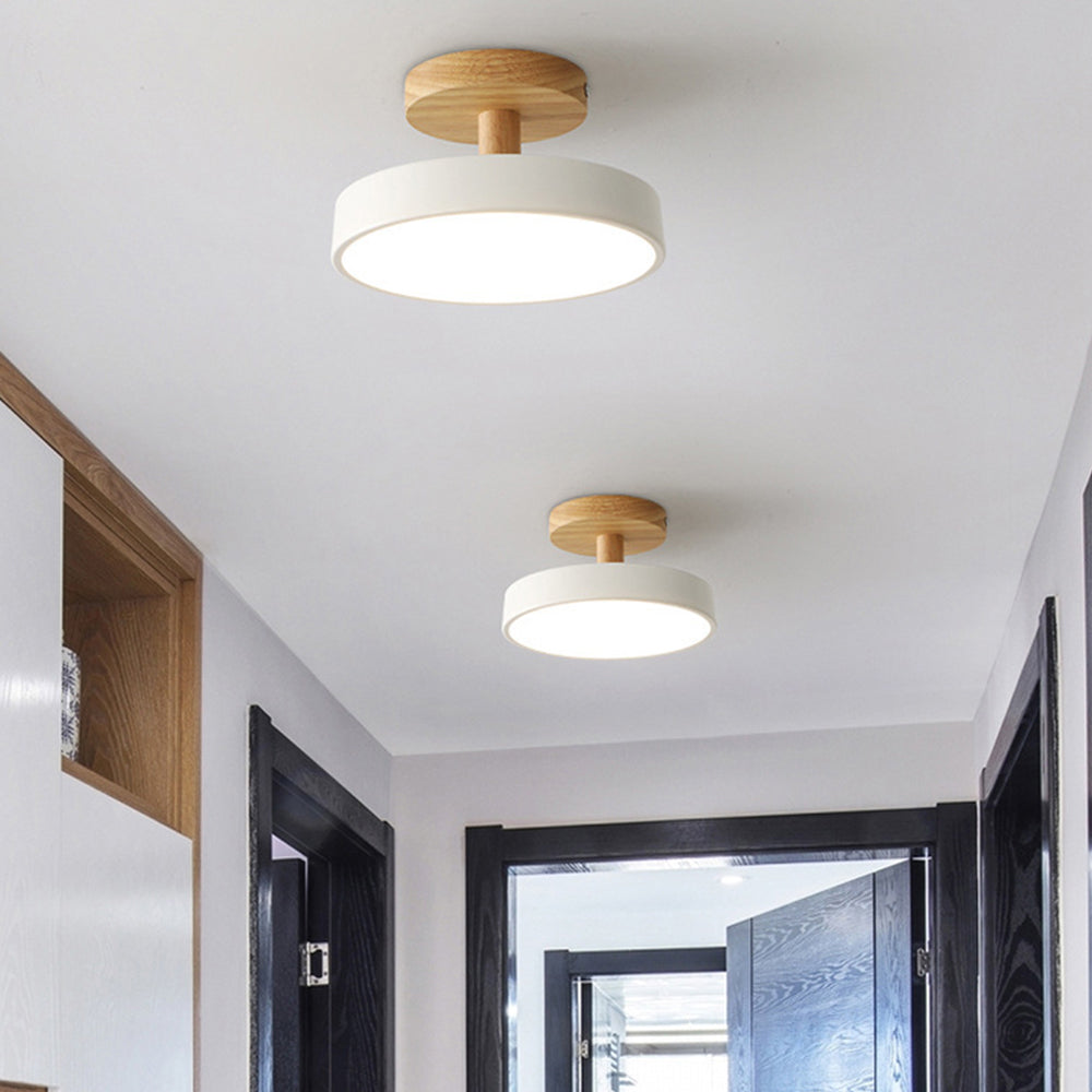 Scandinavian Wood & Metal LED Ceiling Light – view 15 | BROKLEN