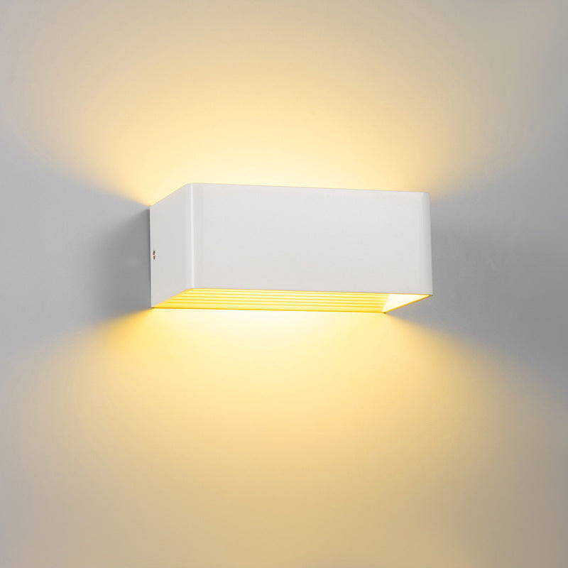 Modern Cube Up & Down LED Wall Light – view 5 | BROKLEN