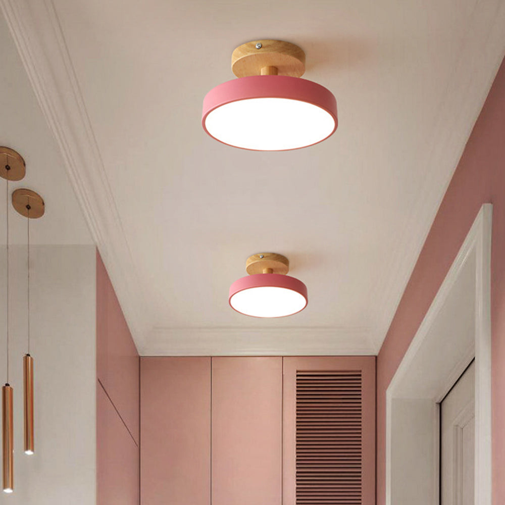 Scandinavian Wood & Metal LED Ceiling Light – view 21 | BROKLEN