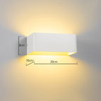 Modern Cube Up & Down LED Wall Light – view 6 | BROKLEN