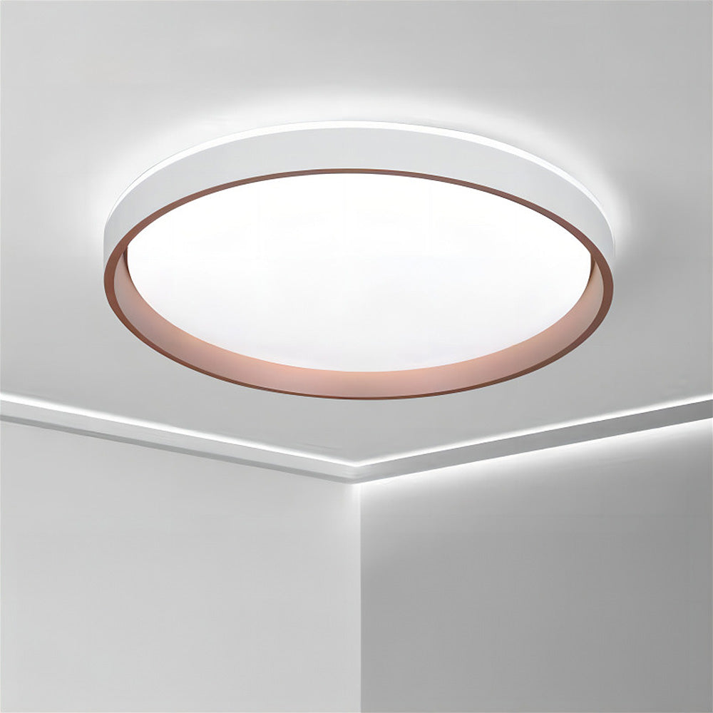 Modern Round LED Flush Mount Ceiling Light – view 3 | BROKLEN
