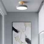 Scandinavian Wood & Metal LED Ceiling Light – view 8 | BROKLEN