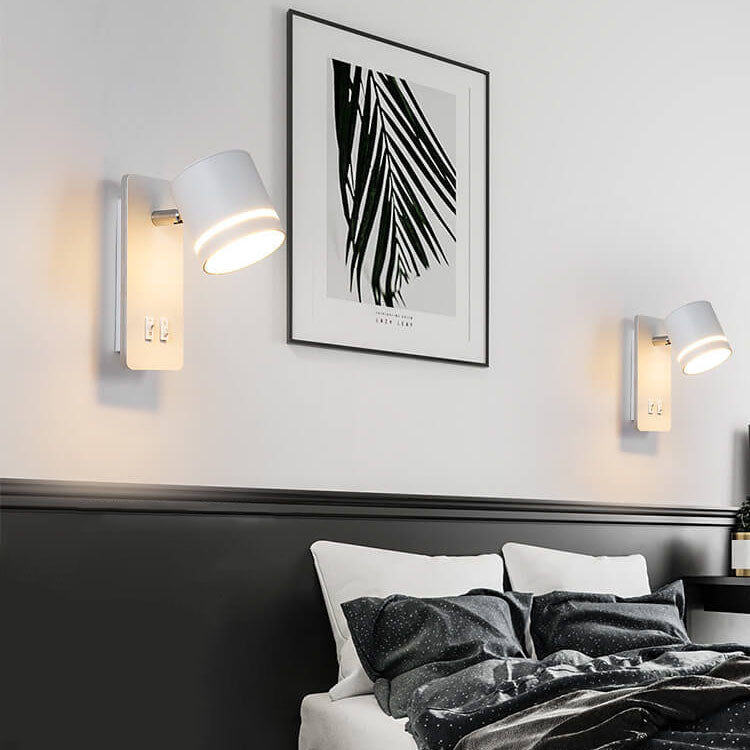 Adjustable LED Spotlight Wall Sconce with Ambient Backlight – view 2 | BROKLEN