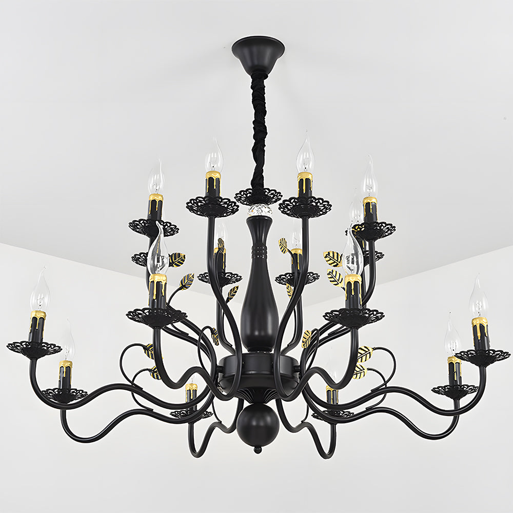 Flemish-Style Curved Arm Chandelier – view 6 | BROKLEN