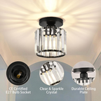 Crystal Ceiling Spotlight – E27 – view 18 | BROKLEN