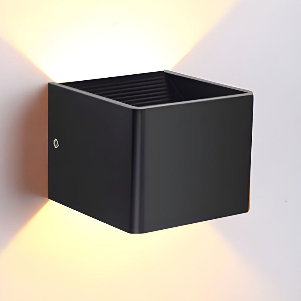Modern Cube Up & Down LED Wall Light – view 8 | BROKLEN