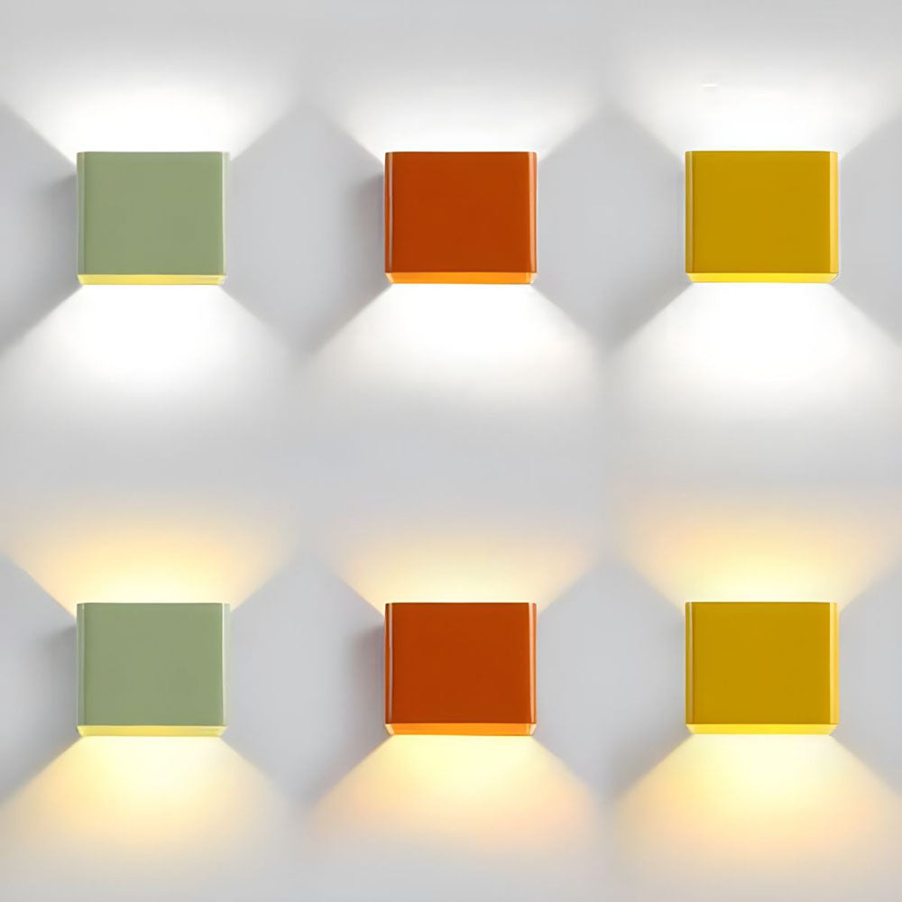Modern Cube Up & Down LED Wall Light – view 20 | BROKLEN