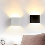 Modern Cube Up & Down LED Wall Light – view 2 | BROKLEN