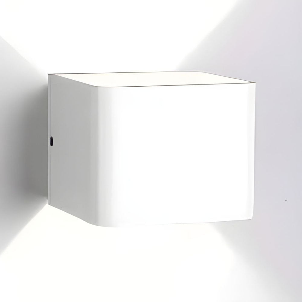 Modern Cube Up & Down LED Wall Light – view 4 | BROKLEN