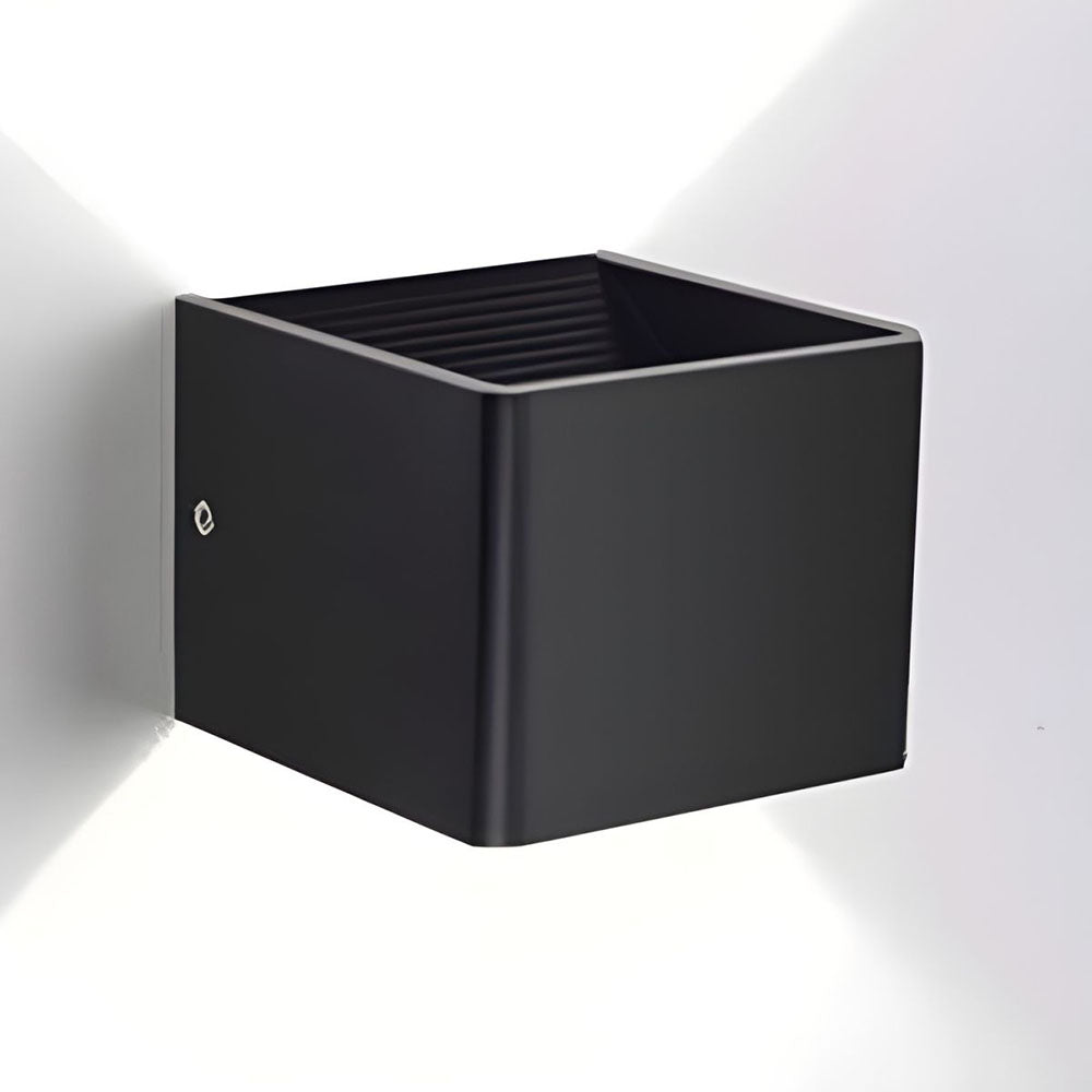 Modern Cube Up & Down LED Wall Light – view 9 | BROKLEN