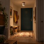 Travertine and Wood Ceiling Spotlight, Ø 12 cm – view 2 | BROKLEN