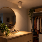 Travertine and Wood Ceiling Spotlight, Ø 12 cm – view 12 | BROKLEN