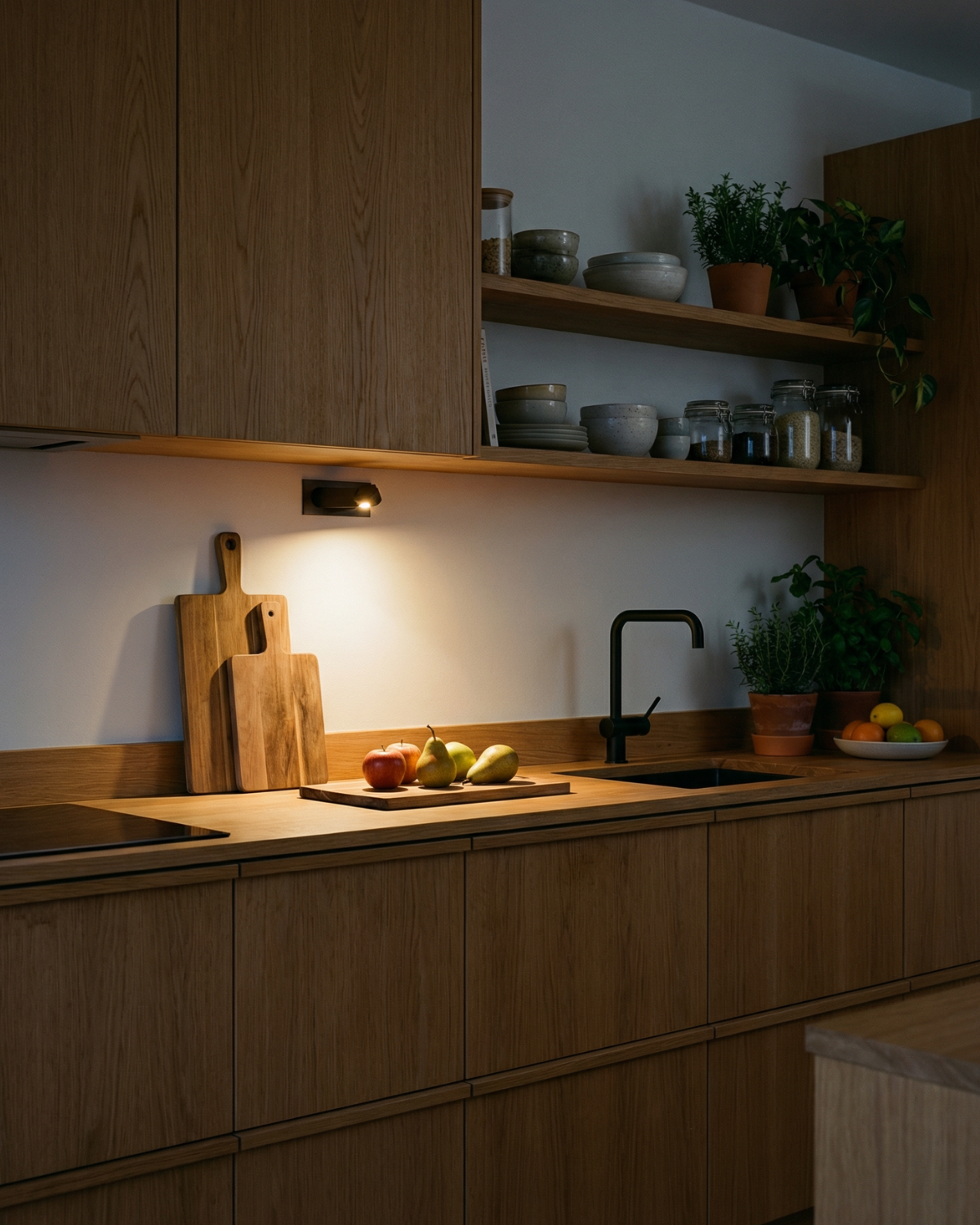 Semi-Circle LED Wall Light – view 5 | BROKLEN