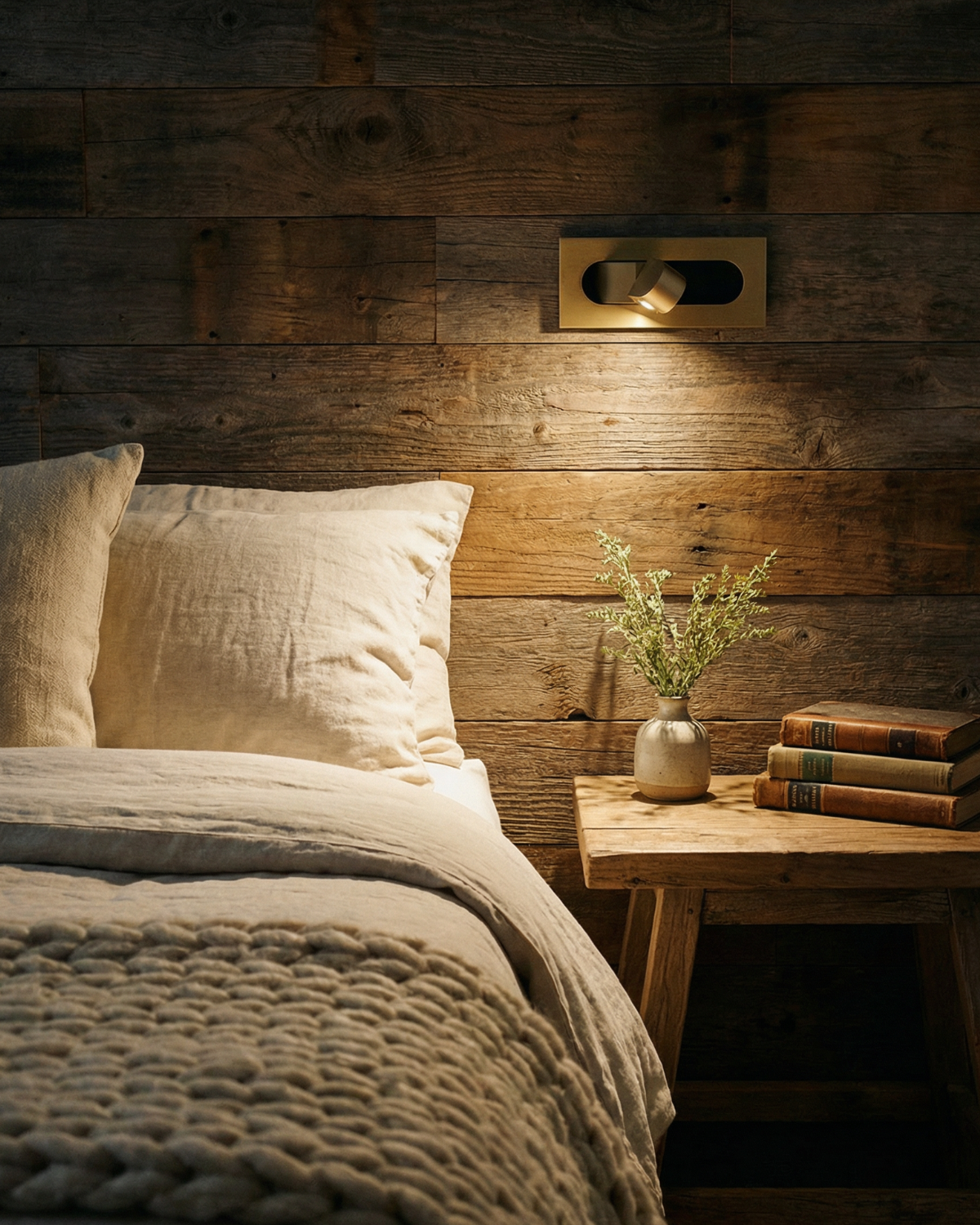 Semi-Circle LED Wall Light – view 3 | BROKLEN