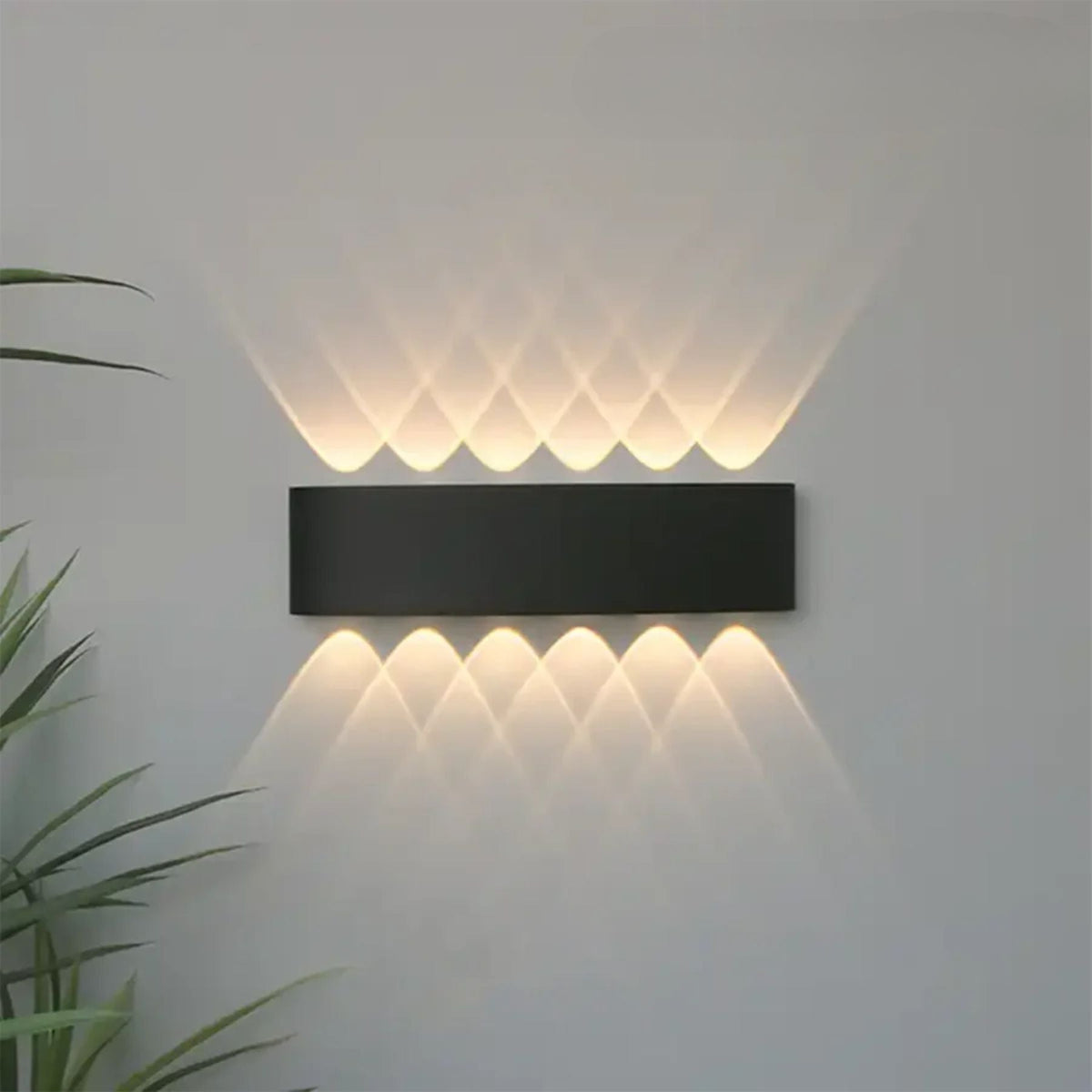 Geometric Up-Down LED Outdoor Wall Light – view 11 | BROKLEN