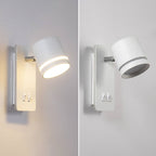 Adjustable LED Spotlight Wall Sconce with Ambient Backlight – view 14 | BROKLEN