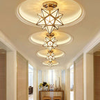 Geometric Star Ceiling Light – E27 – view 4 | BROKLEN