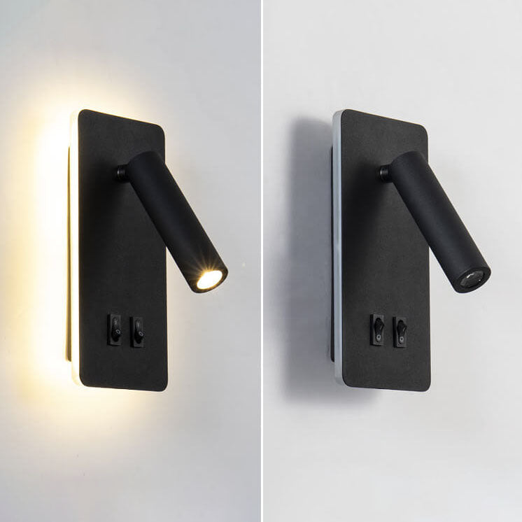 Adjustable LED Spotlight Wall Sconce with Ambient Backlight – view 15 | BROKLEN