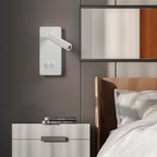 Adjustable LED Spotlight Wall Sconce with Ambient Backlight – view 4 | BROKLEN