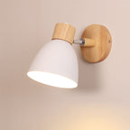 Wooden Cone Wall Light with Metal Shade – view 10 | BROKLEN