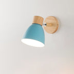 Wooden Cone Wall Light with Metal Shade – view 16 | BROKLEN