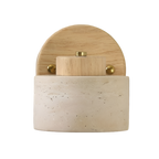 Minimalist Adjustable Travertine Wall Light – view 10 | BROKLEN