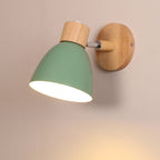 Wooden Cone Wall Light with Metal Shade – view 18 | BROKLEN