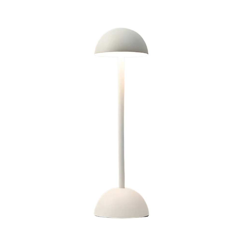 Rechargeable Cordless LED Table Lamp with Dome Shade & Touch Dimmer – view 5 | BROKLEN