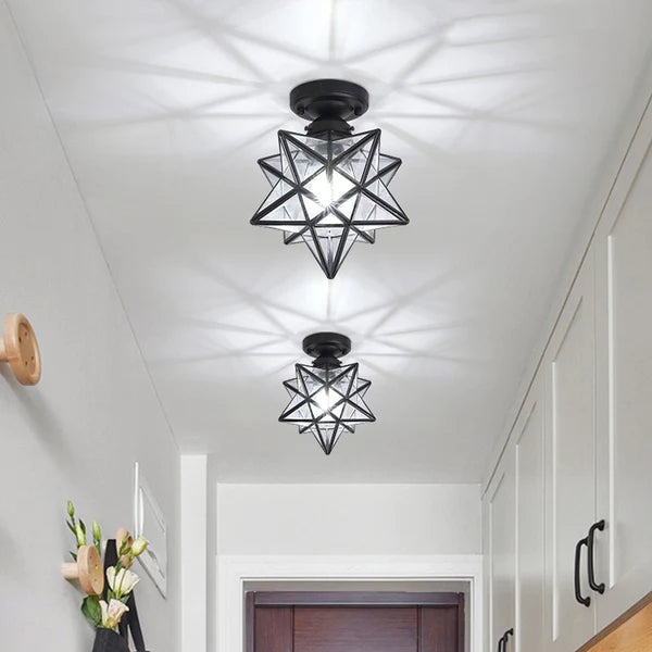 Geometric Star Ceiling Light – E27 – view 9 | BROKLEN