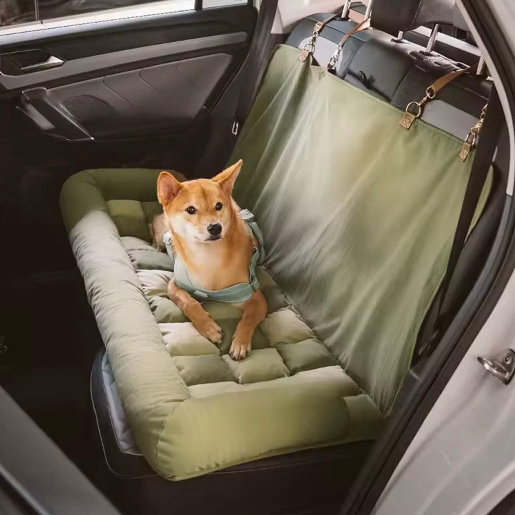 Large Dog Car Seat Bed – Waterproof & Bolstered with Anti-Slip Base | BROKLEN - view 16