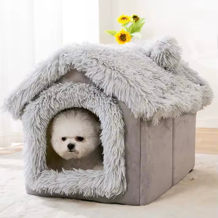 Pet Bed for Dogs & Cats – Soft Fleece Cover & Non-Slip Base | BROKLEN - view 4