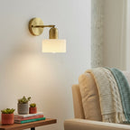 Bauhaus Colored Glass Wall Lamp – view 5 | BROKLEN
