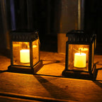 Solar LED Flickering Candle Lantern – view 5 | BROKLEN