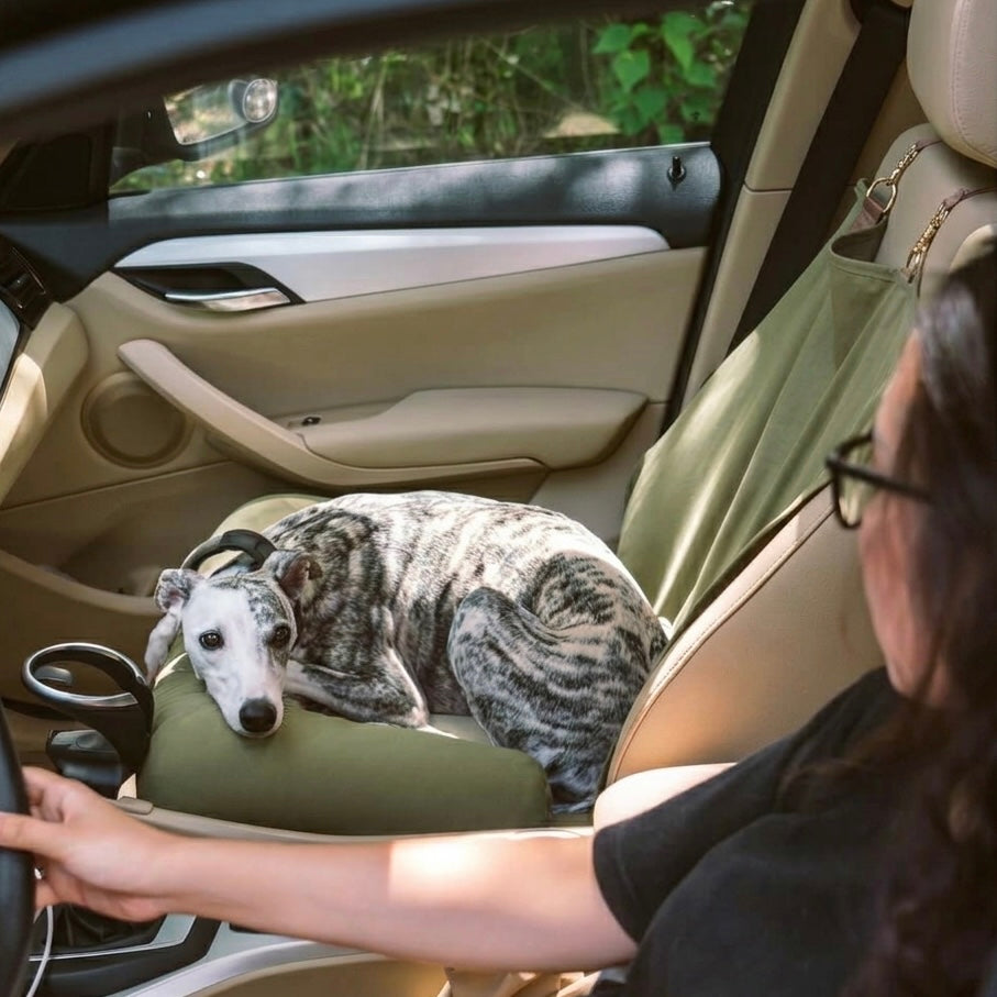 Large Dog Car Seat Bed – Waterproof & Bolstered with Anti-Slip Base | BROKLEN - view 3