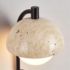 Travertine Half-Dome Wall Lamp – view 4 | BROKLEN