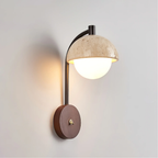 Travertine Half-Dome Wall Lamp – view 5 | BROKLEN