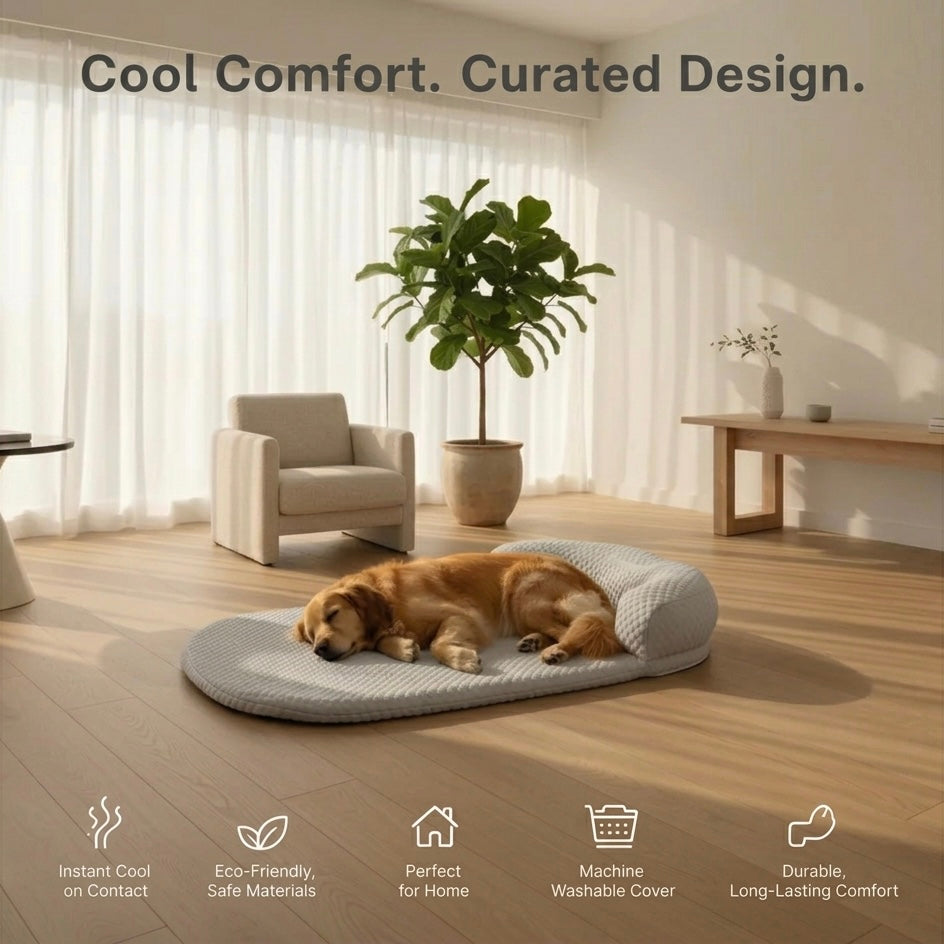 Orthopedic Cooling Dog Bed with Gel Mat & Joint Support | BROKLEN - view 8
