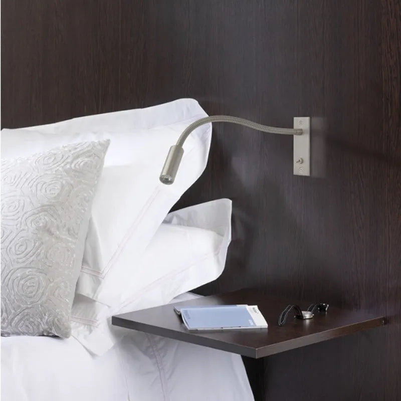 Flexible Gooseneck LED Wall Reading Light – view 3 | BROKLEN
