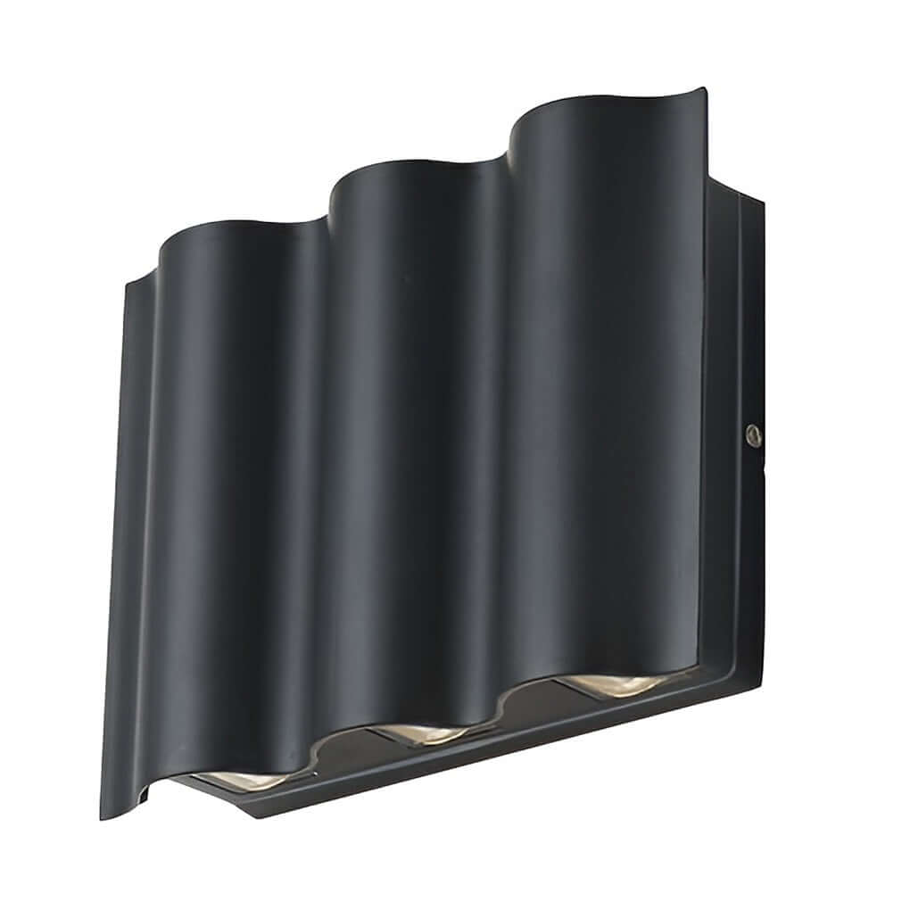 Modern Wave LED Outdoor Wall Light – view 8 | BROKLEN