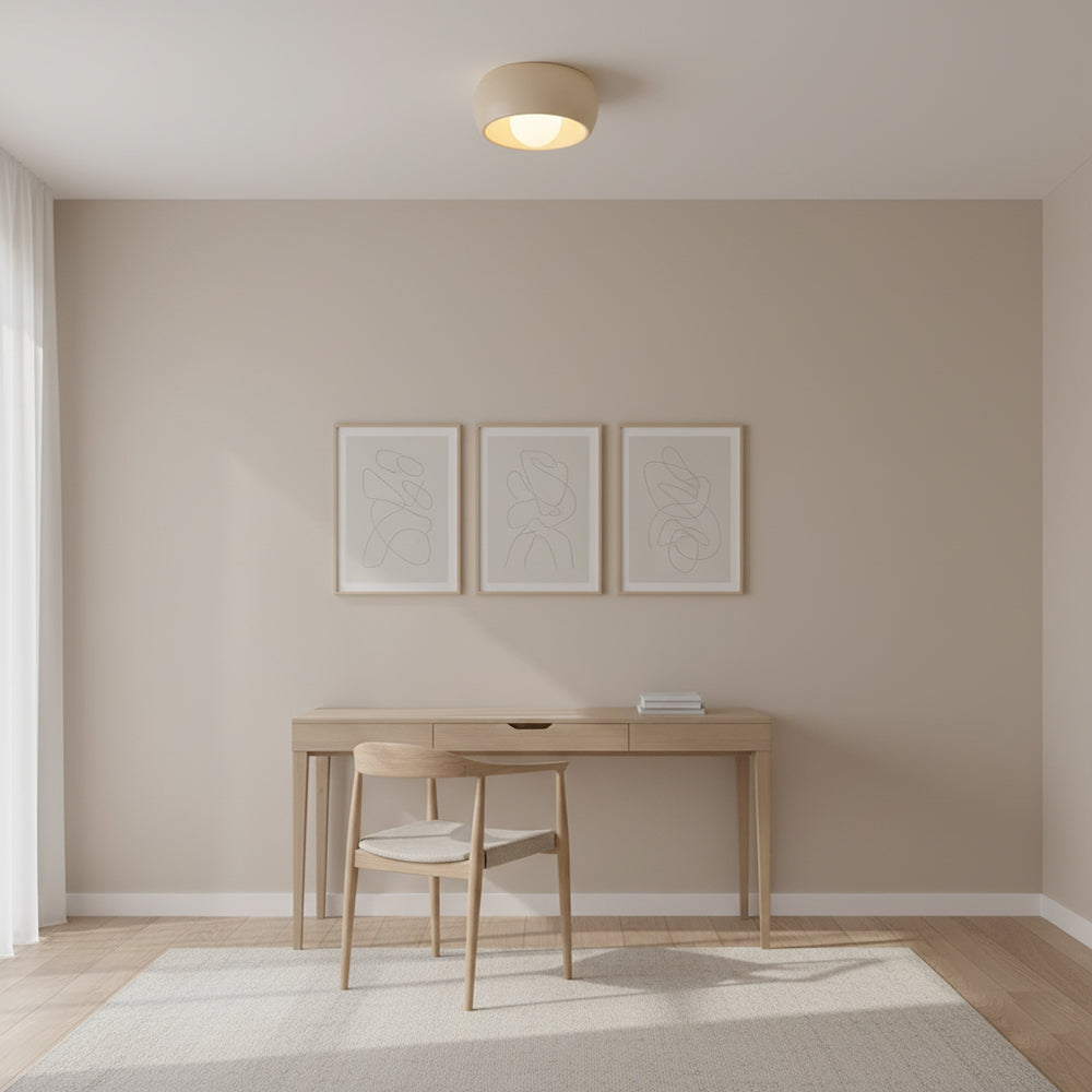 Round Wabi-Sabi LED Ceiling Light – view 9 | BROKLEN