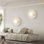 Wabi-Sabi Round Resin Wall Light – view 12 | BROKLEN