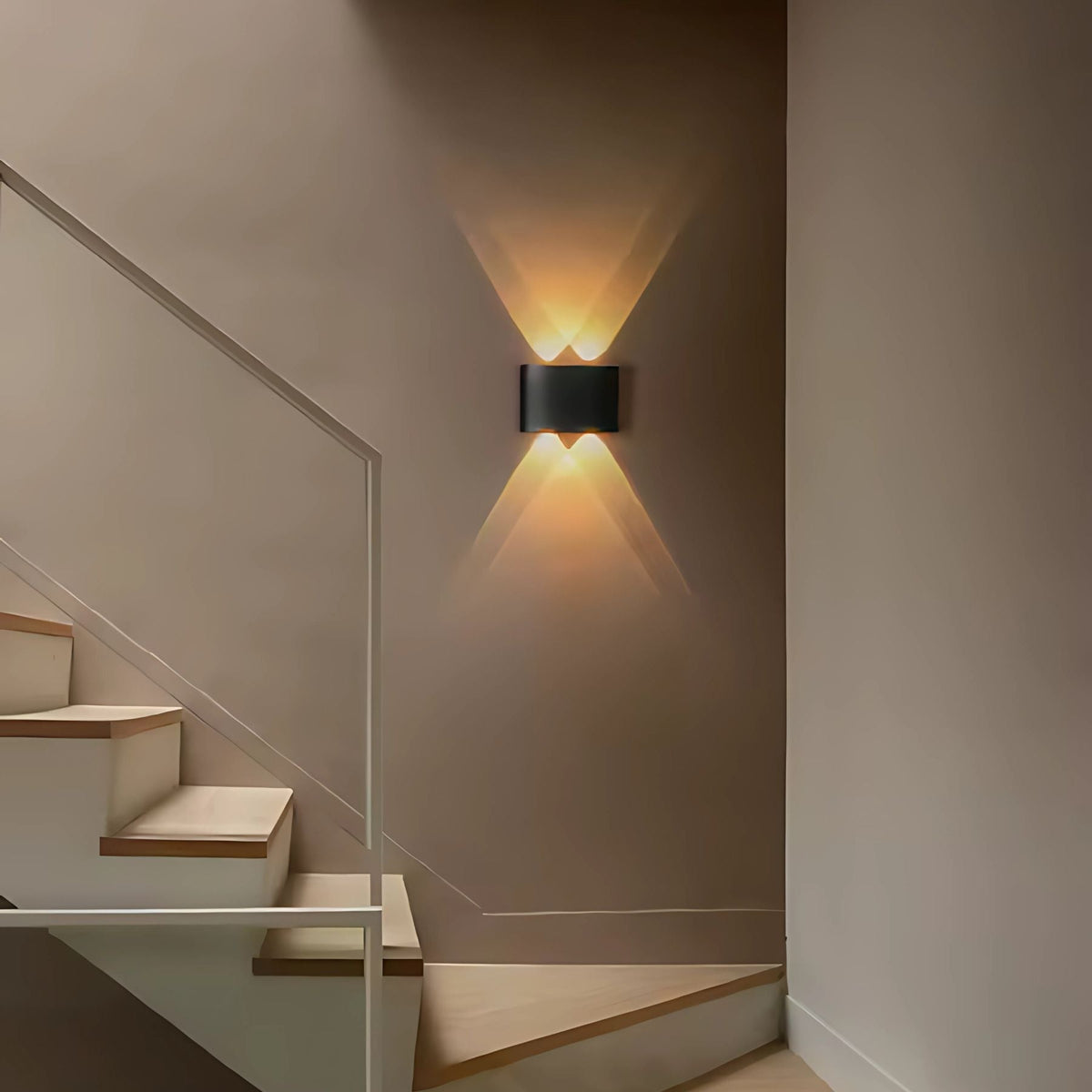 Geometric Up-Down LED Outdoor Wall Light – view 14 | BROKLEN