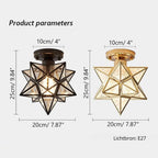 Geometric Star Ceiling Light – E27 – view 12 | BROKLEN