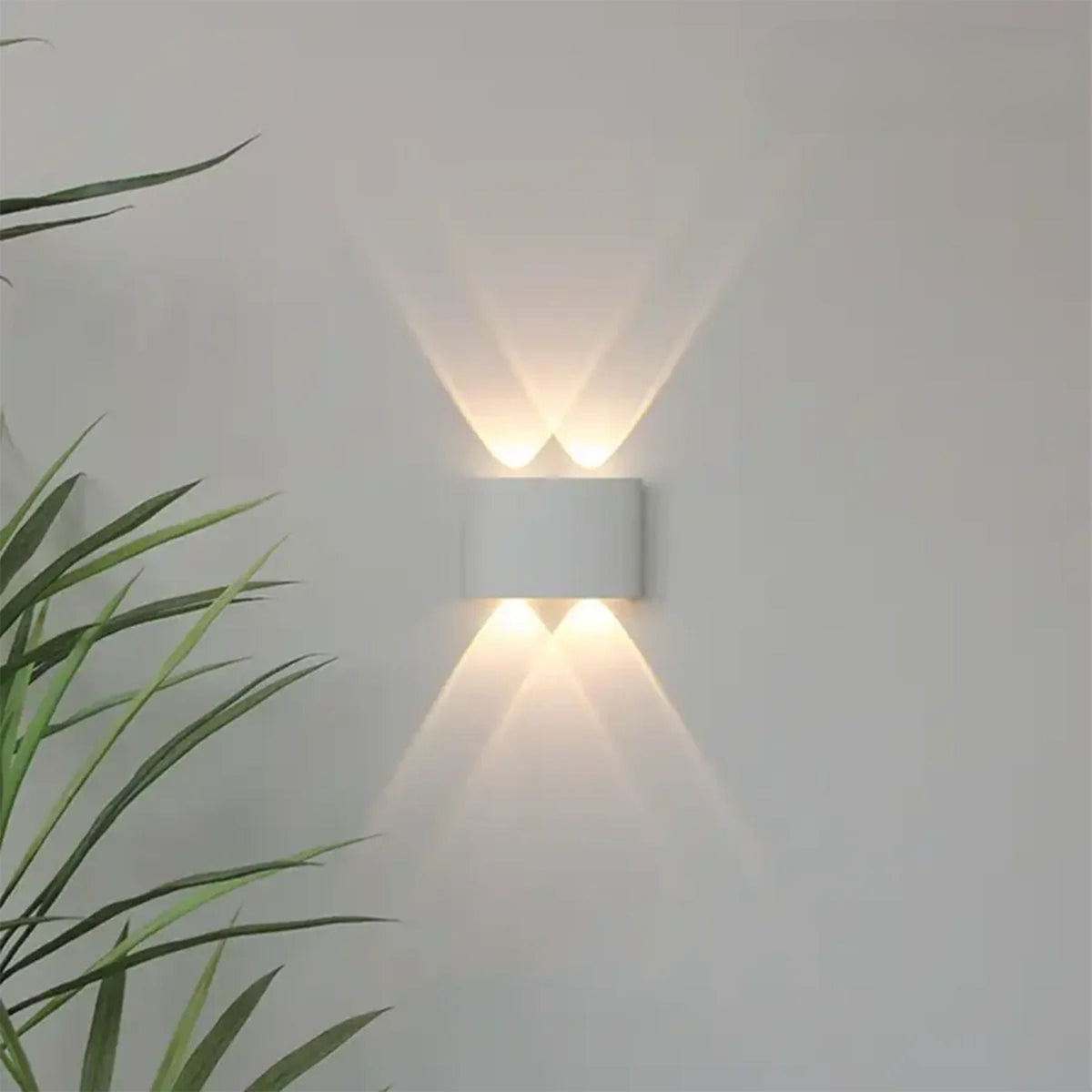 Geometric Up-Down LED Outdoor Wall Light – view 8 | BROKLEN