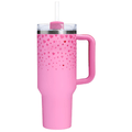 40oz Insulated Tumbler With Handle And Straw - Broklen