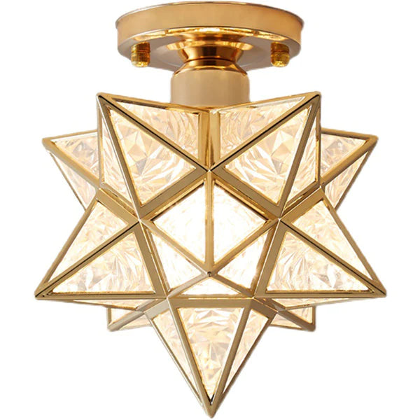 Geometric Star Ceiling Light – E27 – view 13 | BROKLEN