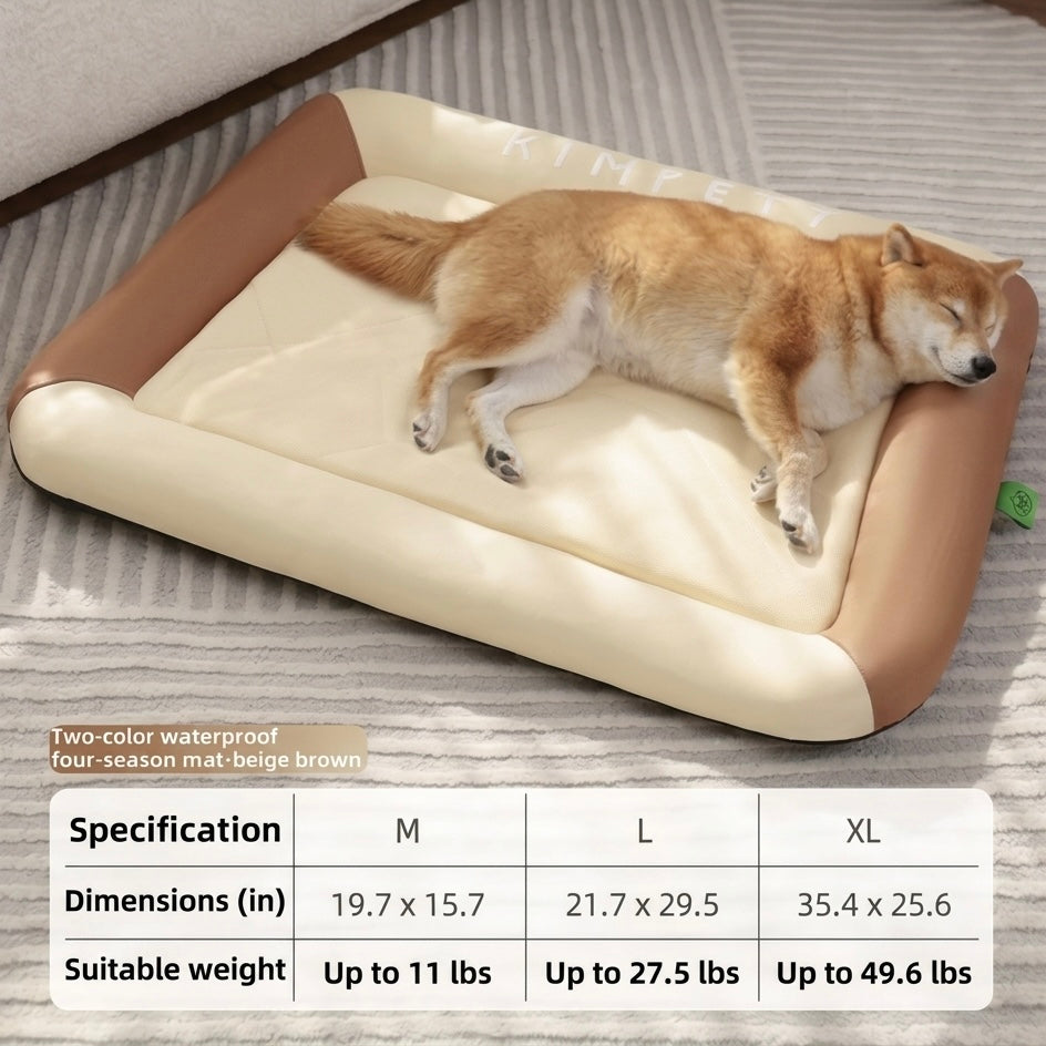 Cooling Dog Bed | Waterproof Design with Breathable Cooling Technology | Plush Comfort for Summer Relaxation | BROKLEN - view 7