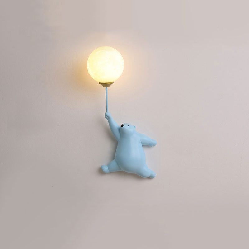 Bear Balloon Wall Lamp for Kids' Rooms – view 5 | BROKLEN